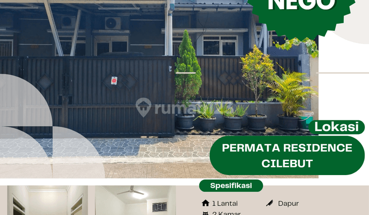 Dijual Rumah Kota Bogor Cilebut Akses Toll Dan Stasiun 1