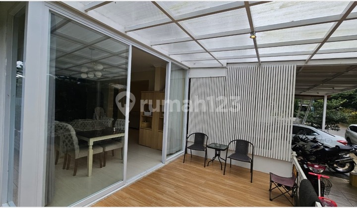 teras rumah cantik rancamaya golf estate