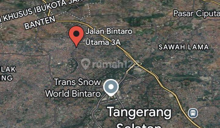 Tanah Dijual Beserta Bangunan 1 Paket 3 Shm Dengan Lokasi Sangat Strategis Di Bintaro Tangsel 2