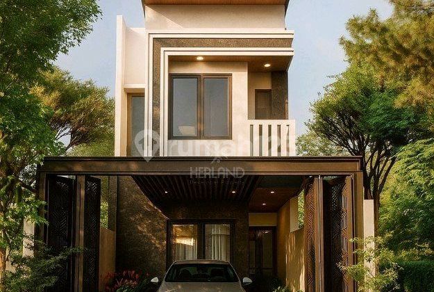 Rumah Villa Free Design Dekat Kawasan Wisata Lembang