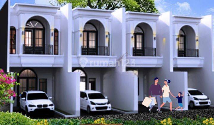 Rumah Kavling Modern Design American Clasic 2 Lantai Dekat Tol Jatiwaringin 1