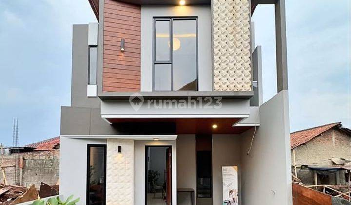 Dijual Rumah Modern Minimalis Dekat Stasiun Lenteng Agung 1