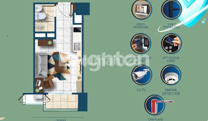 New Studio Apartment Skyhouse BSD