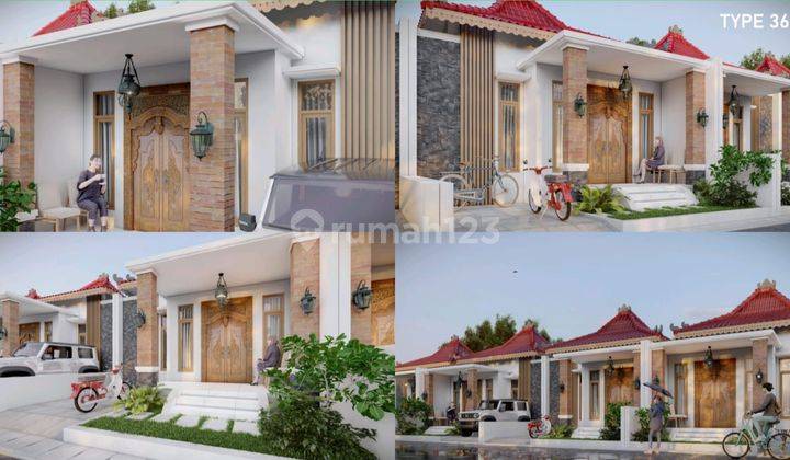 Rumah Konsep Joglo Modern Di Perumahan Dekat Taman Kaliworo 2