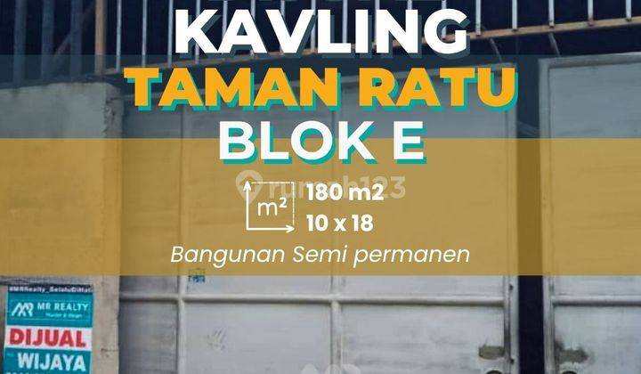 Dijual kavling Tanah 10x18 di Perumahan Taman Ratu Jakarta Barat 2
