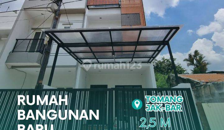 Rumah 3 Lantai Tomang Jatipulo Baru Furnished SHM 1