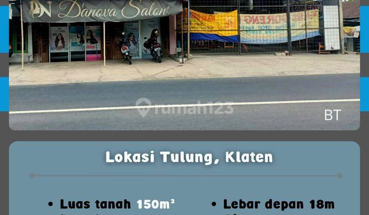 Ruko Full Bangunan Pinggir Jalan Klaten  1