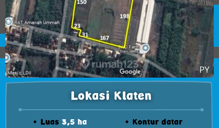 ZONA INDUSTRI KLATEN 3.5 HEKTAR  1