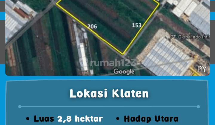 ZONA INDUSTRI KLATEN 2.8 HEKTAR  1