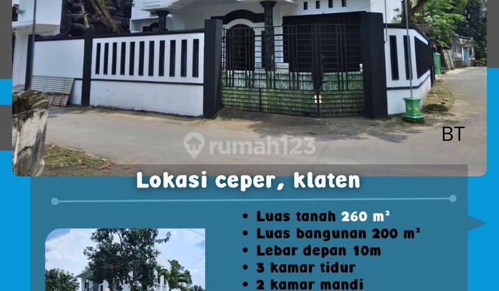 Rumah Hadap Utara Barat Ceper Klaten  1