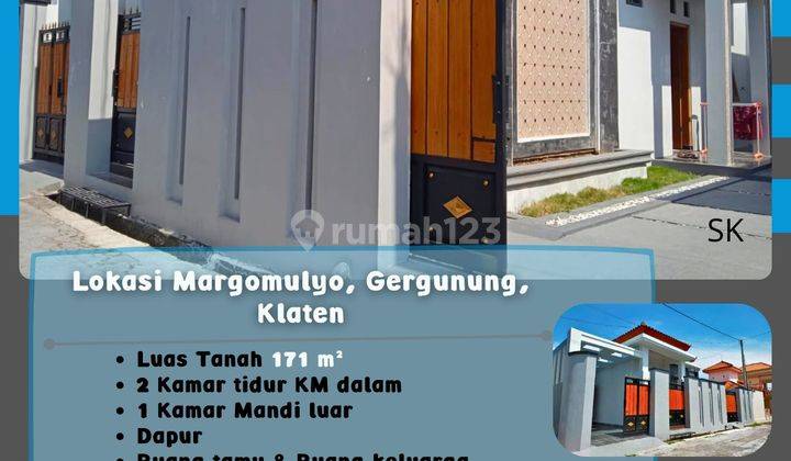 Rumah dengan Taman dan Kolan Gergunung Klaten 1