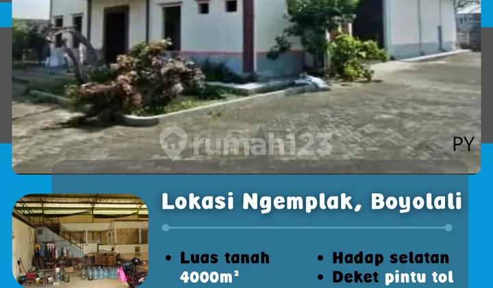 GUDANG 4000M DEKAT BANDARA SOLO 1