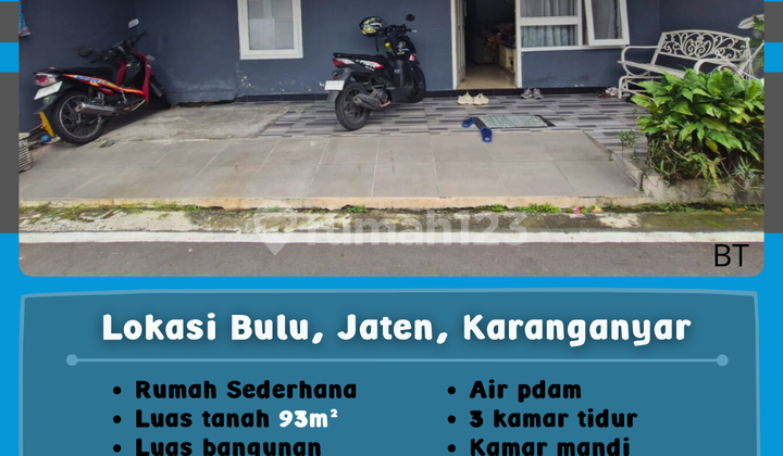 Rumah Sederhana Jaten Karanganyar  1