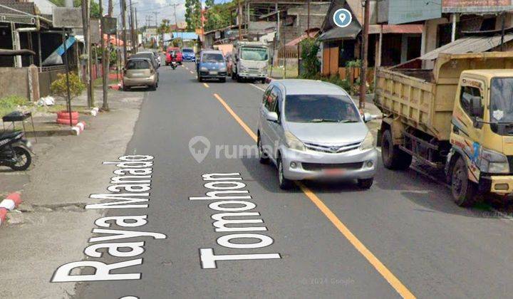 Tanah Kavling 4.5x 17, Di Raya Tomohon, Cocok Buat Tempat Usaha Atau Bangun Ruko, Jalan Utama. 2