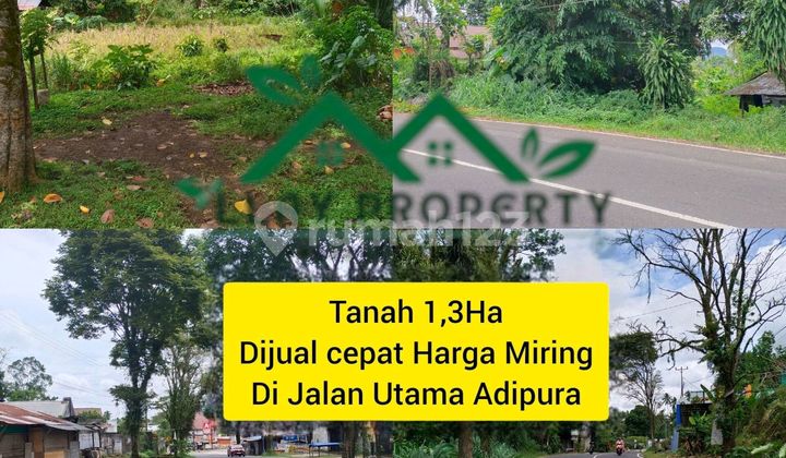Tanah Besar Harga Miring, Strategis Di Jalan Utama Adipura, Cocok Buat Investasi Tanah Besar Harga Miring, Strategis Di Jalan Utama Adipura, Cocok Buat Investasi