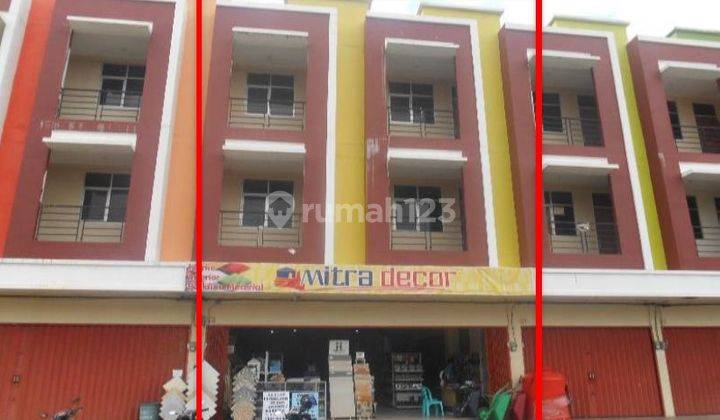 Dijual 2 Ruko Gandeng 3 Lantai di Pusat Keramaian Daerah Tanjung Hulu, Pontianak Timur Melalui Lelang 1