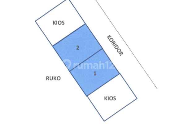 Dijual Kios Usaha 2 Unit Di Metropolis Tangerang 2