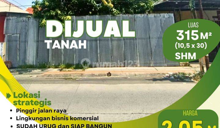 Tanah di Tlogosari Raya I
jembatan 4 Tlogosari
semarang Timur, Semarang SHM 315 m² 1