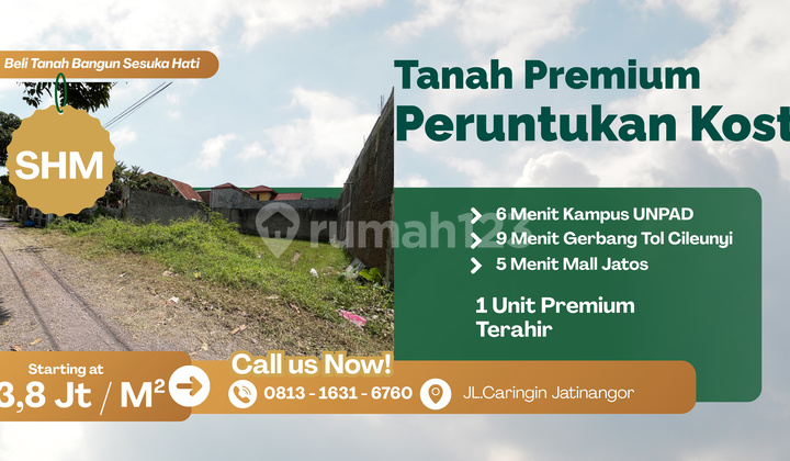 Tanah Dijual di Komplek Korpri Jatinangor SHM