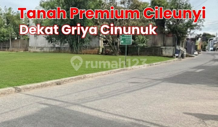 Dijual Tanah Cileunyi 91M2 Tepi Jalan Dekat Griya Cinunuk