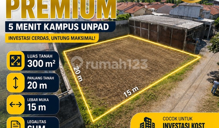 Ready-to-Build Boarding House Land for Sale in Jatinangor Near Unpad