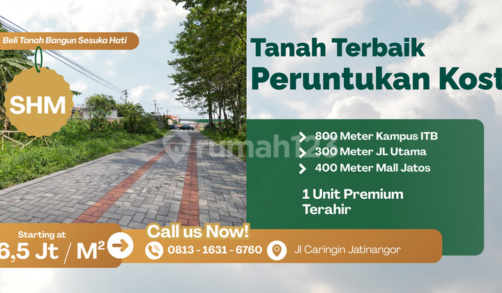 Dijual Tanah Terbaik Jatinangor Selangkah Kampus Unpad