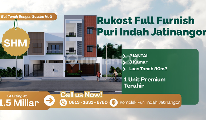 Dijual Kost 2 Lantai Dalam Komplek Puri Indah Jatinangor SHM