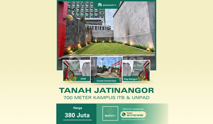 Dijual Tanah Jatinangor 64M2 700 Meter Kampus Itb