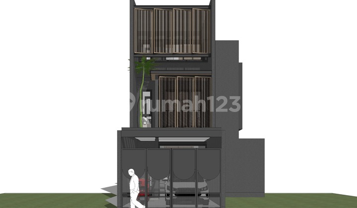 New House Under Construction Japanese Style Near Al Azhar Pejaten Barat