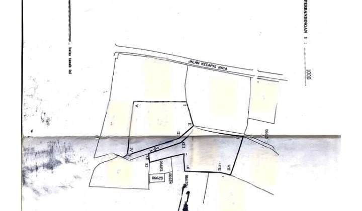 Tanah Dibawah NJOP Luas 4.077 Jalan Raya Jagakarsa SHM