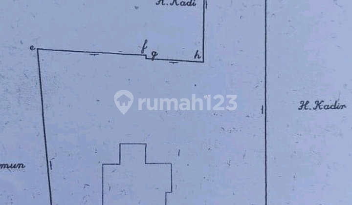 Rumah Luas Hitung Tanah Dibawah Njop Akses 1 Mobil Pulogebang Shm