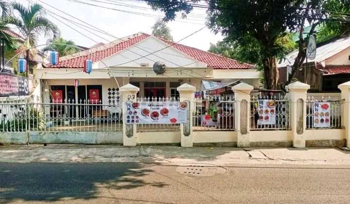 House in Culinary Area, Former Restaurant, Passed by Jagakarsa Public Minibus