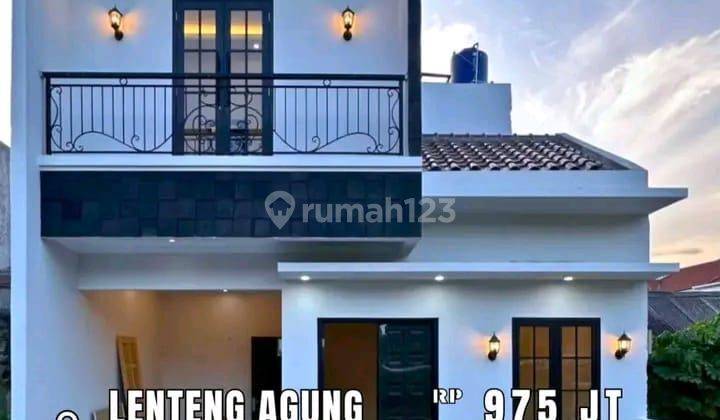 Dijual Rumah Cluster Lt 60m² 2 Lantai Dkt Stasiun Univ.pancasila 1