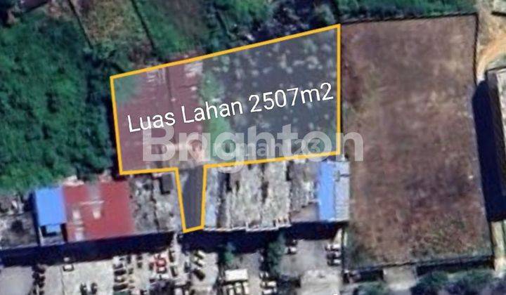 Tanah Luas 2.507m2 + Bangunan Lokasi Premium Arifin Ahmad