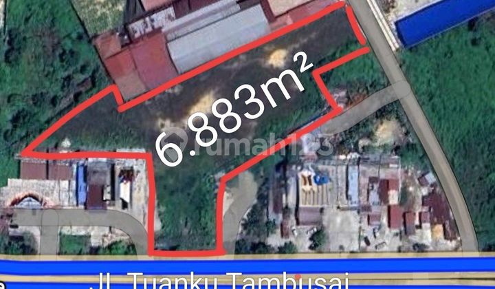 Dijual Tanah Lokasi Premium Samping Jalan Tuanku Tambusai Ujung, Termurah!!!