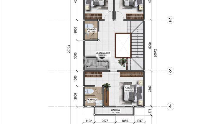 Minimalist Concept House Panjer Denpasar Only Two Units 2