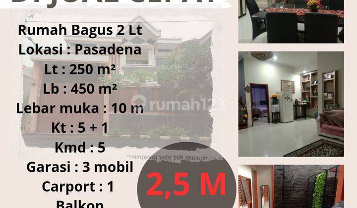 Dijual Cepat Rumah Bagus 2 Lantai 1