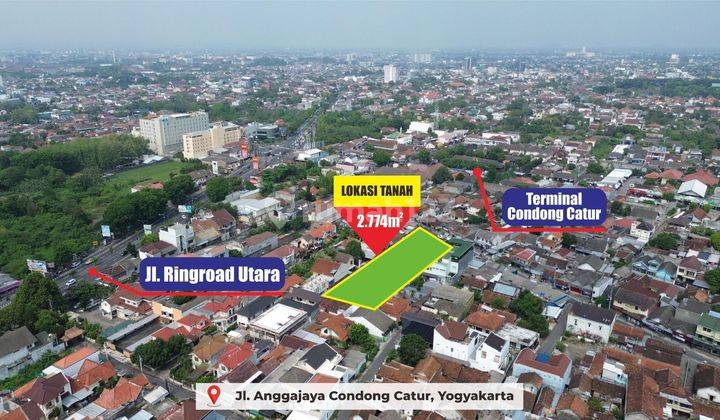 Tanah 2274 m² SHM Di Anggajaya Condongcatur Sleman 2