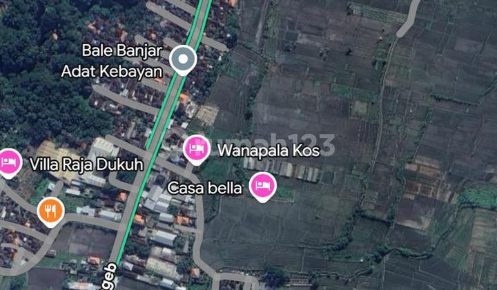 Tanah 450 Sqm Jalan Raya Munggu Zona Kuning 6.Menit Rsud Kapal