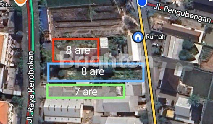 Tanah 7&8 Are Kerobokan Lokasi Rame Strategis Jalan Utama 2