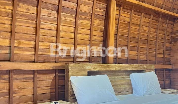 1BR VILLA PERERENAN SHARING POOL VIEW RICE FIELD