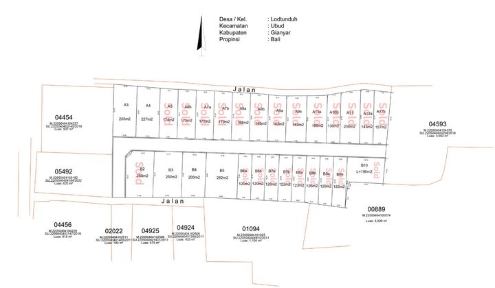 Tanah 200 Sqm Lot Tunduh Near Central Ubud Cocok Villa Itr Kuning 1