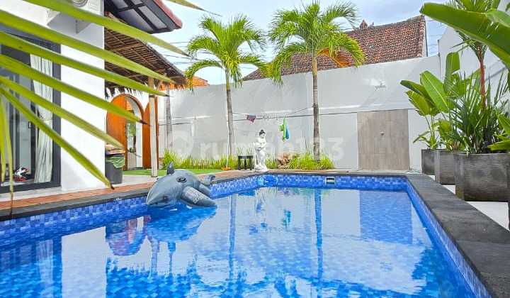 Villa 3Br Kerobokan Kolam Renang Wifi Murah 6 Menit Slk Scholl