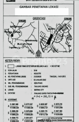 / SELL : Lahan Industri / Lahan Shipyard di Marina Sekupang - Batam (BELAKANG BAPELKES) 1