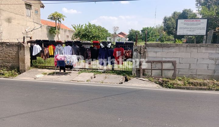 tanah datar luas jalan utama cihanjuang  