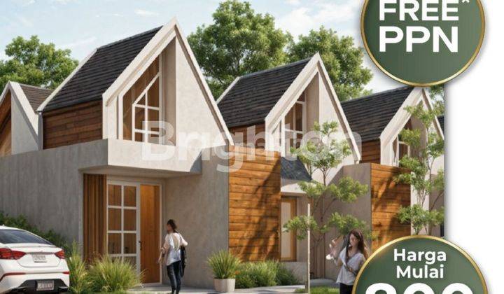 Rumah berkonsep modern 1 lantai type 37, dekat dengan balaikota Malang, Amprong, Bunulrejo, Blimbing, Kota Malang, Jawa Timur 1