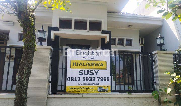 Rumah furnished di lokasi strategis, perumahan RIVERSIDE, dekat dengan exit tol Singosari, Hawaii Water Park, Blimbing, Balearjosari, Kota Malang, Jawa Timur