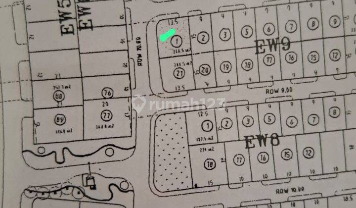 Dijual Tanah Di Cluster Eastwood EW Citraland Utama 2