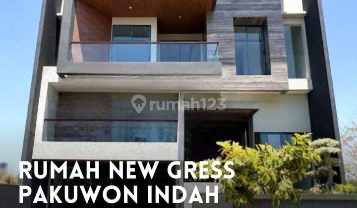 Dijual Rumah 3 Lantai Baru Gres Modern The Mansion Pakuwon Indah 1