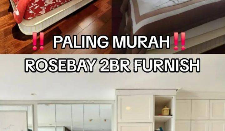 Termurah Dijual Apartment Rosebay Tower B Lantai 3 Furnished 1